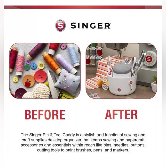 Singer Pin & Tool Caddy with Craft Knife & craft knife blade refill - Picture 15 of 15